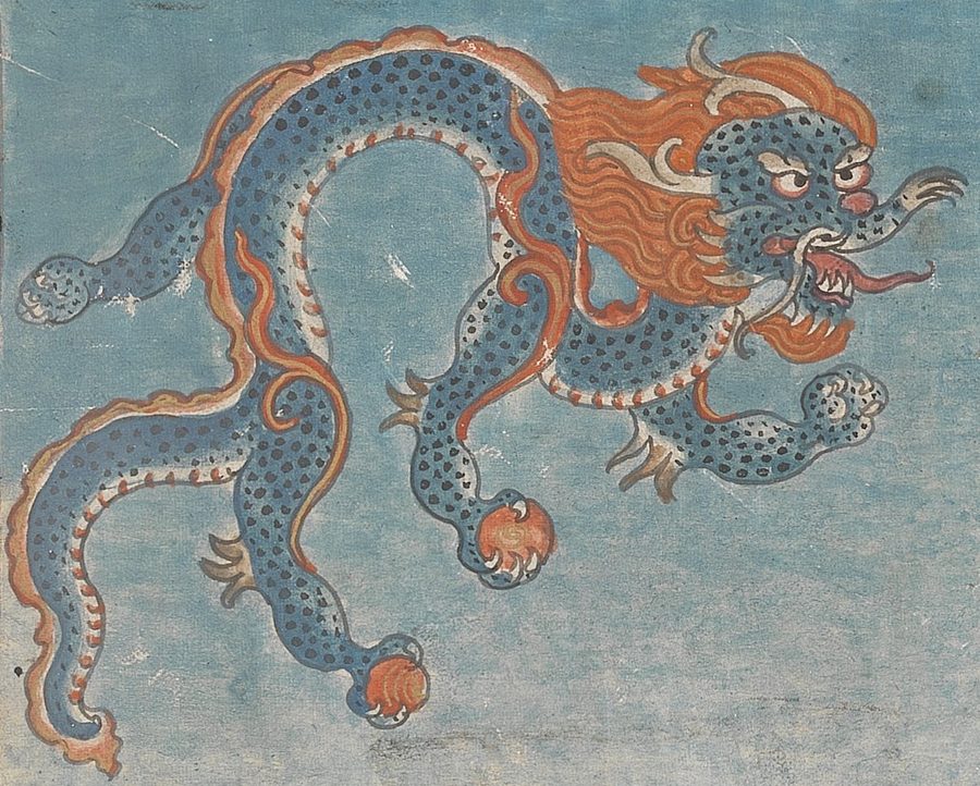 Dragon — Or Tibetan 114 (Wellcome L0074)